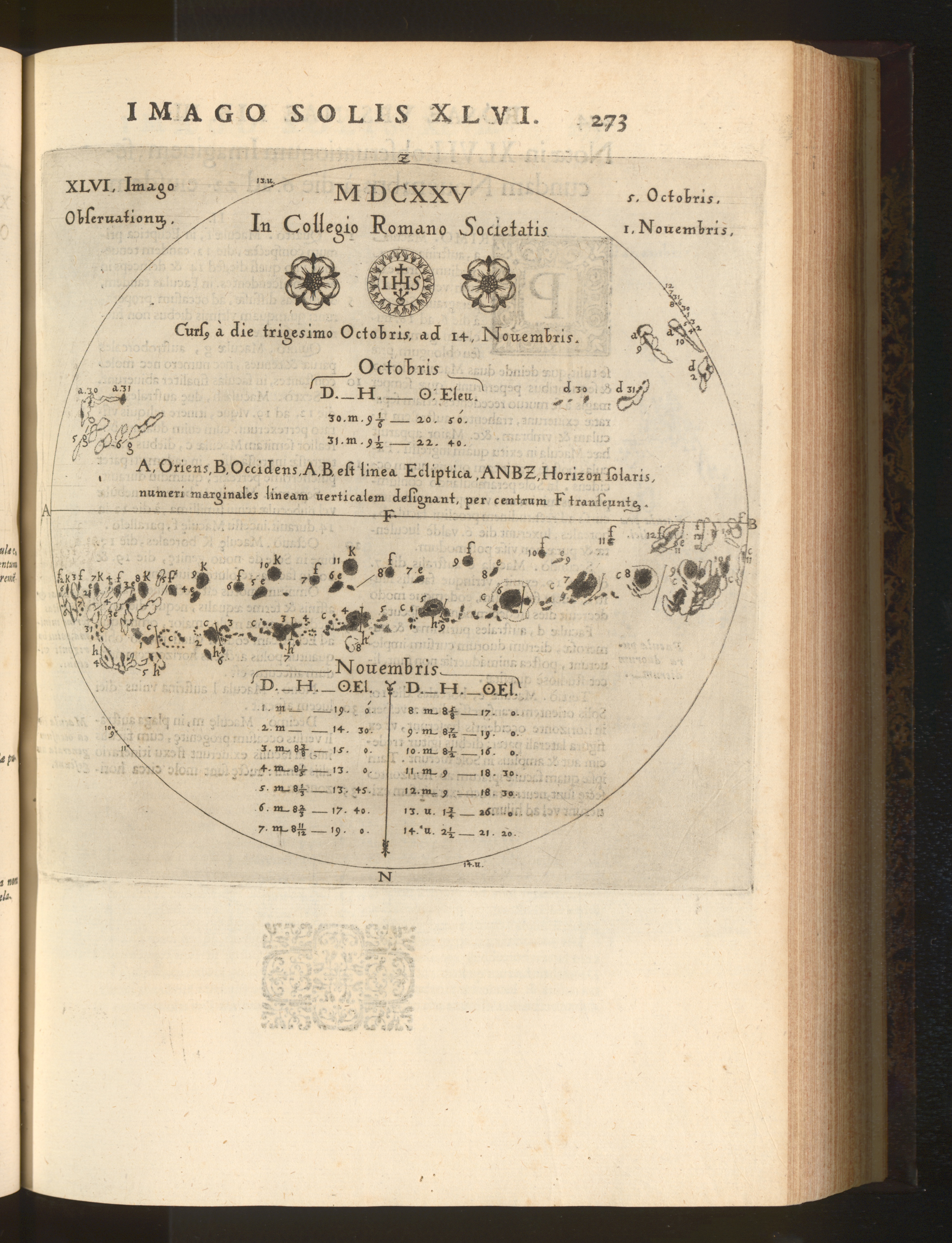The Face of the Sun — Rosa Ursina sive Sol, Christoph Scheiner, 1626–1630