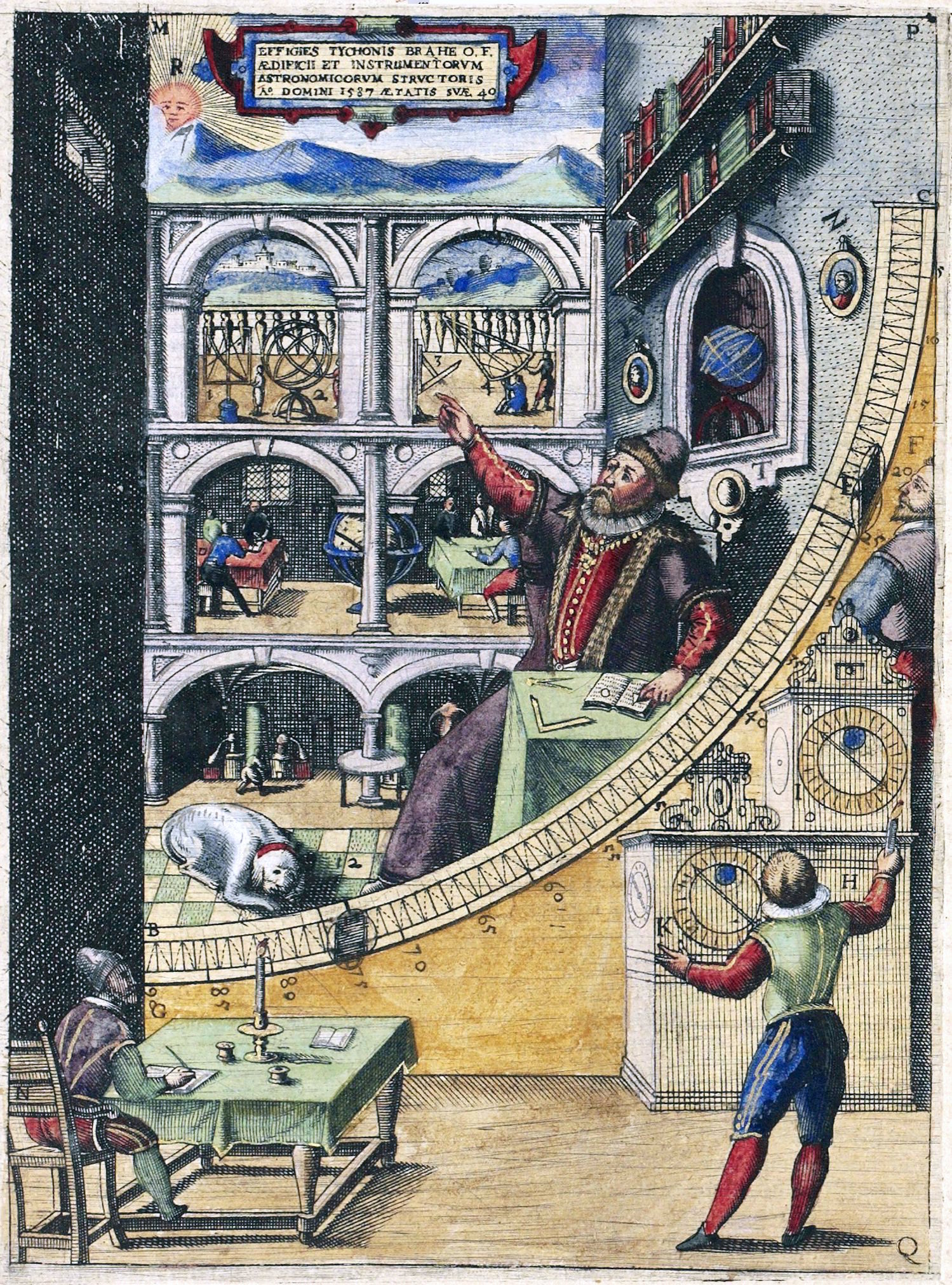 Tycho's Great Instruments — Astronomiae Instauratae Mechanica, Tycho Brahe, 1598